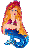FM фигура 902541 Русалка МИНИ 14" фольгированный шар