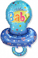 FM фигура большая 901791A Соска Синяя Фольга