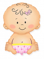 FM фигура большая 901752 Малыш Девочка Фольга